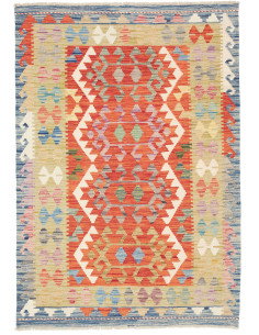 Kilim 103x147 Cm Kilim, Afghanistan, Hand-carded Wool (warp: