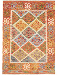Kilim 105x145 Cm Kilim Afghanistan Lana Cardata A Mano 0.3