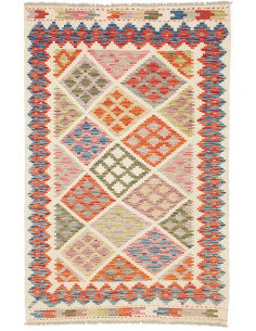 Kilim 98x151 Cm Kilim Afghanistan, Hand-carded Wool On