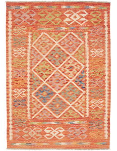 Kilim 108x150 Cm Kilim Afghanistan, Hand-carded Wool,