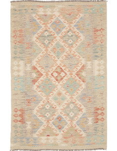 Kilim 103x155 Cm Kilim, Afghanistan, Lana Cardata A Mano