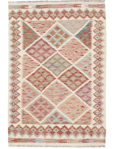 Kilim 103x150 Cm Kilim, Afghanistan, Lana Cardata A Mano