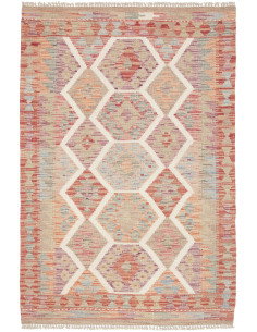 Kilim 98x147 Cm Kilim, Afghanistan, Hand-carded Wool (warp: