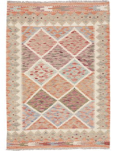 Kilim 105x146 Cm Kilim, Afghanistan, Lana Cardata A Mano