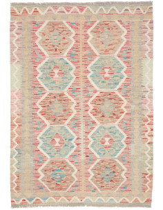 Kilim 98x138 Cm Kilim, Afghanistan, Hand-carded Wool,