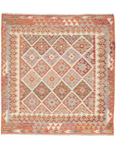 Kilim 153x160 Cm Kilim Afghanistan, Hand-carded Wool