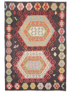 Kilim 121x179 Cm Kilim Afghanistan Hand-carded Wool (warp: