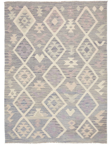 Kilim 127x173 Cm Kilim Afghanistan Lana Cardata A Mano