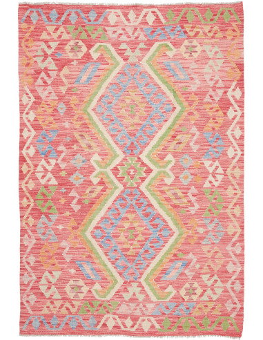Kilim 126x187 Cm Kilim, Afghanistan, Hand-carded Wool