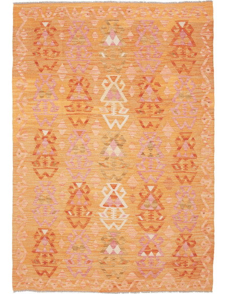 Kilim 128x185 Cm Kilim, Afghanistan, Hand-carded Wool,