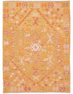 Kilim 129x176 Cm Kilim Afghanistan Lana Cardata A Mano