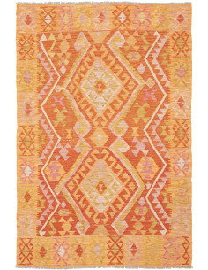 Kilim 126x188 Cm Kilim, Afghanistan, Lana Cardata A Mano
