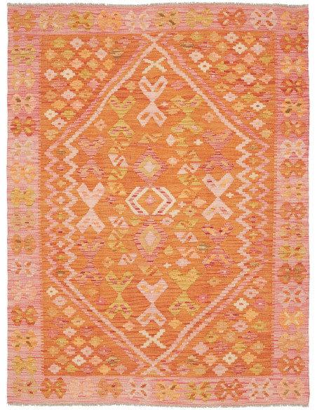 Kilim 135x181 Cm Kilim Afghanistan Hand-carded Wool Cotton