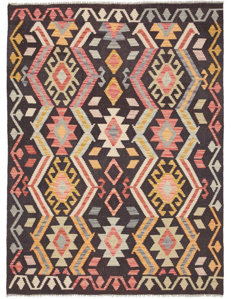 Kilim 129x175 Cm Kilim Afghanistan Lana Cardata A Mano