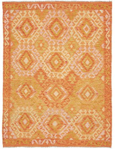Kilim 134x178 Cm Kilim Afghanistan, Hand-carded Wool (warp:
