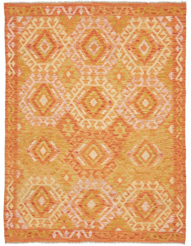 Kilim 134x178 Cm Kilim Afghanistan, Lana Cardata A Mano