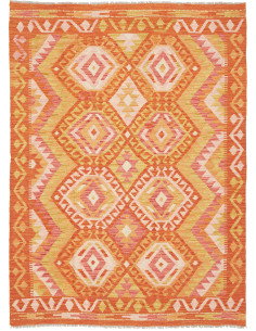 Kilim 129x177 Cm Kilim Afghanistan Lana Cardata A Mano