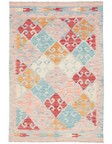 Kilim 101x149 Cm Kilim Afghanistan, Lana Cardata A Mano, 0.3