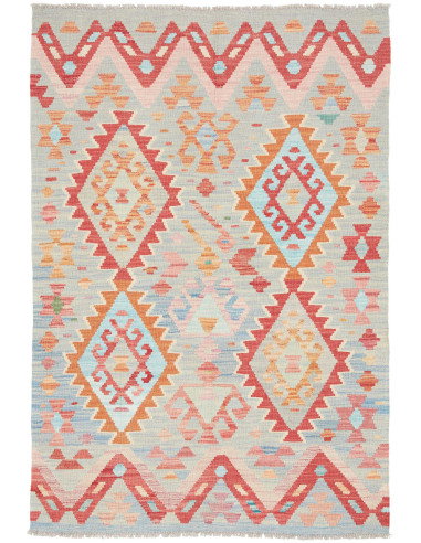 Kilim 105x157 Cm Kilim, Afghanistan, Hand-carded Wool (warp: