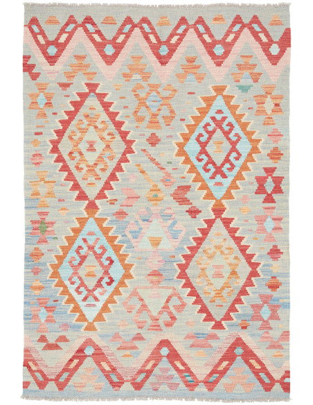 Kilim 105x157 Cm Kilim, Afghanistan, Hand-carded Wool (warp: