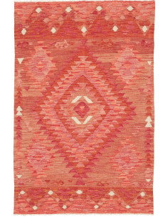 Kilim 100x155 Cm Kilim, Afghanistan, Hand-carded Wool (warp: