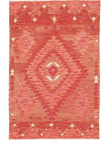 Kilim 100x155 Cm Kilim, Afghanistan, Hand-carded Wool (warp: