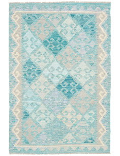 Kilim 99x149 Cm Kilim, Afghanistan, Hand-carded Wool (warp: