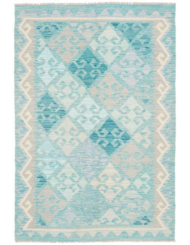 Kilim 99x149 Cm Kilim, Afghanistan, Hand-carded Wool (warp:
