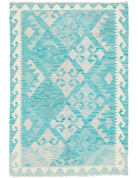 Kilim 95x142 Cm Kilim, Afghanistan, Lana Cardata A Mano