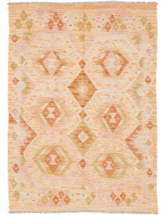 Kilim 106x146 Cm Kilim, Afghanistan, Hand-carded Wool (warp: