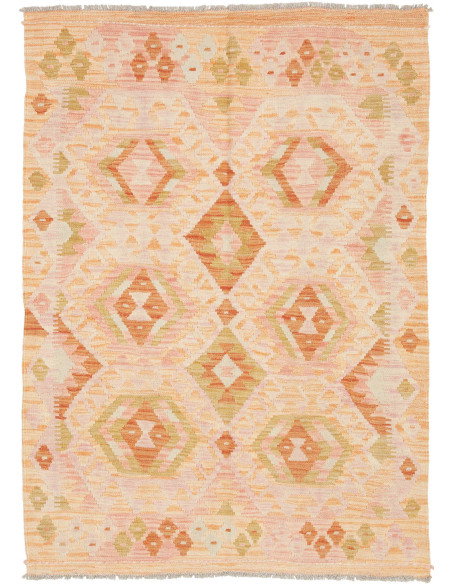Kilim 106x146 Cm Kilim, Afghanistan, Hand-carded Wool (warp: