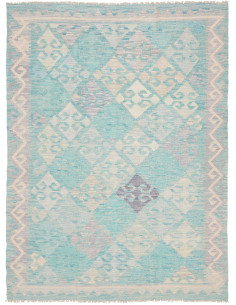 Kilim 152x198 Cm Kilim, Afghanistan, Hand-carded Wool (warp: