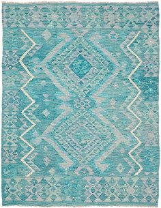 Kilim 148x195 Cm Kilim, Afghanistan, Lana Cardata A Mano,