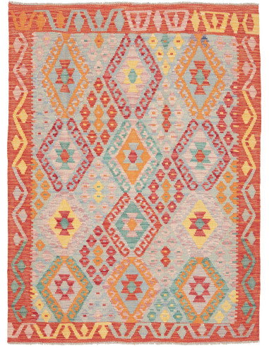 Kilim 129x168 Cm Kilim Afghanistan Hand-carded Wool