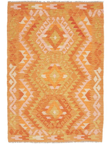 Kilim 101x148 Cm Kilim, Afghanistan, Lana Cardata A Mano