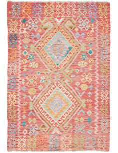 Kilim 125x181 Cm Kilim Afghanistan Lana Cardata A Mano