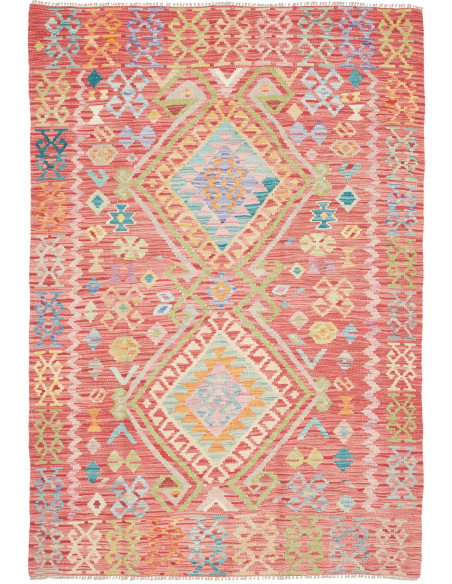 Kilim 125x181 Cm Kilim Afghanistan Lana Cardata A Mano