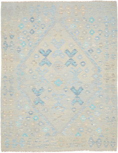 Kilim 154x198 Cm Kilim, Afghanistan, Lana Cardata A Mano,