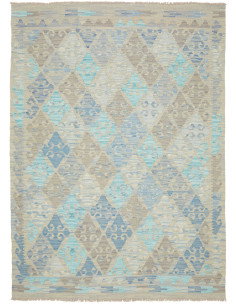 Kilim 152x208 Cm Afghan Kilim In Hand-carded Wool