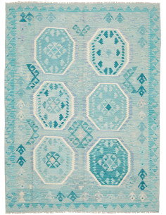 Kilim 158x215 Cm Kilim Afghanistan. Lana Cardata A Mano.