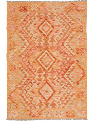 Kilim 102x153 Cm Kilim Afghanistan. Materiale: Lana Cardata