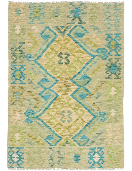 Kilim 103x147 Cm Kilim Afghanistan, Hand-carded Wool, Cotton