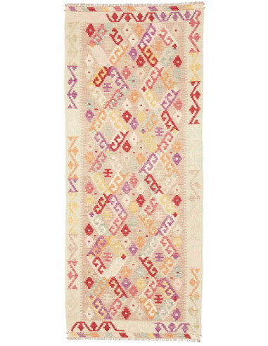 Kilim 79x190 Cm Kilim Afghanistan Hand-carded Wool Cotton