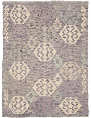 Kilim 134x175 Cm Kilim, Afghanistan, Lana Cardata A Mano