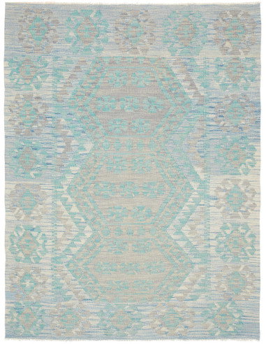 Kilim 134x176 Cm Kilim Afghanistan Hand-carded Wool (warp: