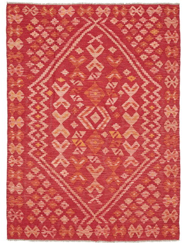 Kilim 130x179 Cm Kilim, Afghanistan, Lana Cardata A Mano