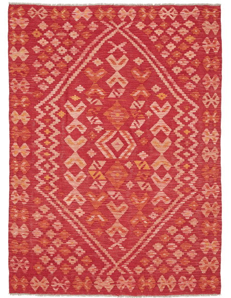 Kilim 130x179 Cm Kilim, Afghanistan, Lana Cardata A Mano