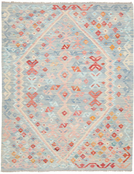 Kilim 156x197 Cm Kilim Afghanistan Lana Cardata A Mano