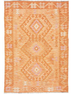 Kilim 104x150 Cm Kilim Afghanistan, Hand-carded Wool, Cotton