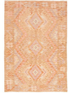 Kilim 102x147 Cm Kilim, Afghanistan, Hand-carded Wool (warp: